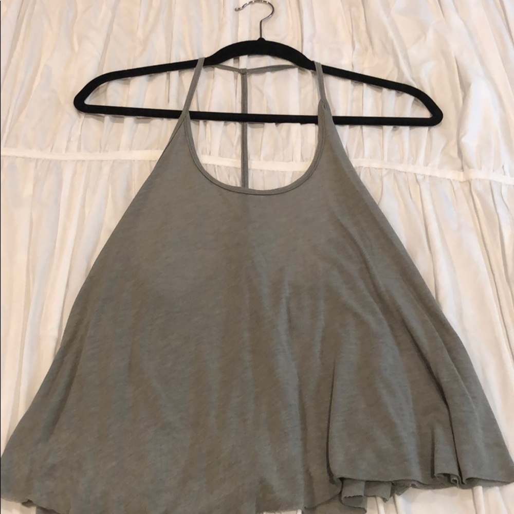 olive green tank top